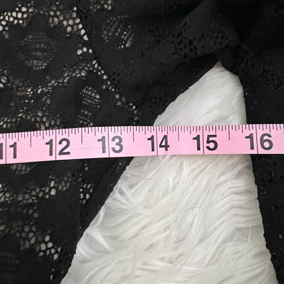 Vintage Mystic Black and Lace Mini Dress Size Small - Picture 8 of 11
